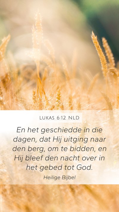 Lukas 6:12 NLD Bible Verse Image