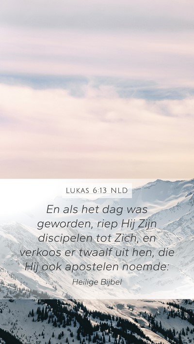Lukas 6:13 NLD Bible Verse Image