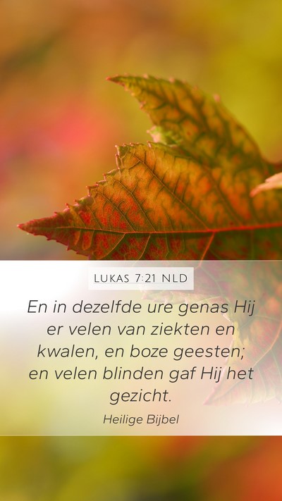 Lukas 7:21 NLD Bible Verse Image