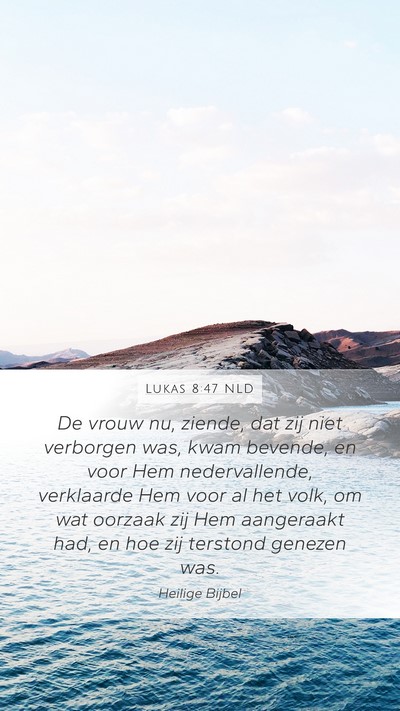 Lukas 8:47 NLD Bible Verse Image
