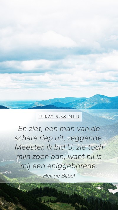 Lukas 9:38 NLD Bible Verse Image