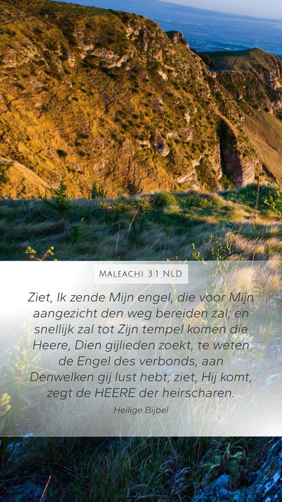 Maleachi 3:1 NLD Bible Verse Image
