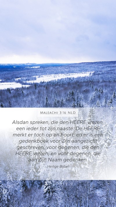 Maleachi 3:16 NLD Bible Verse Image