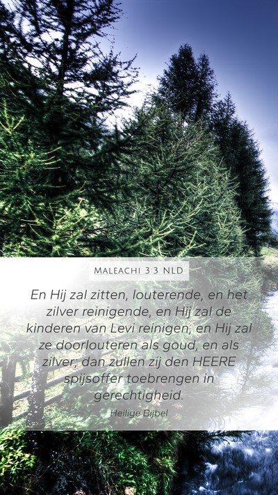 Maleachi 3:3 NLD Bible Verse Image