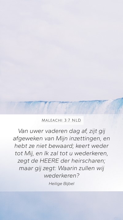 Maleachi 3:7 NLD Bible Verse Image