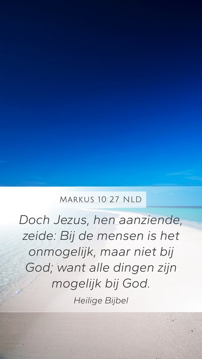 Markus 10:27 NLD Bible Verse Image