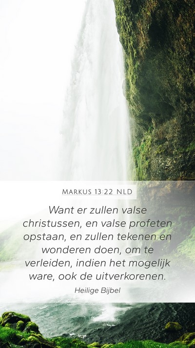 Markus 13:22 NLD Bible Verse Image
