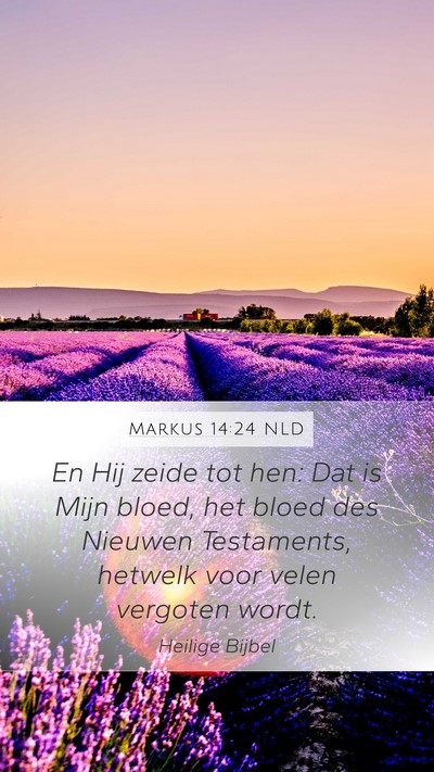 Markus 14:24 NLD Bible Verse Image