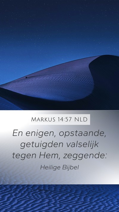 Markus 14:57 NLD Bible Verse Image