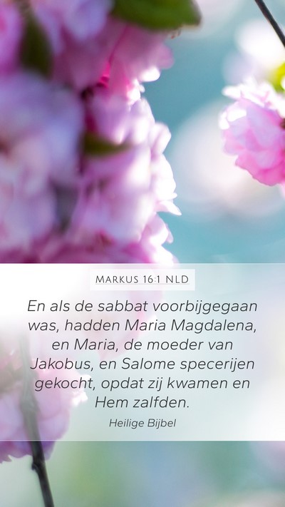 Markus 16:1 NLD Bible Verse Image