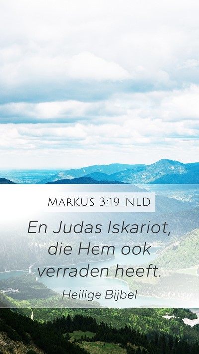 Markus 3:19 NLD Bible Verse Image