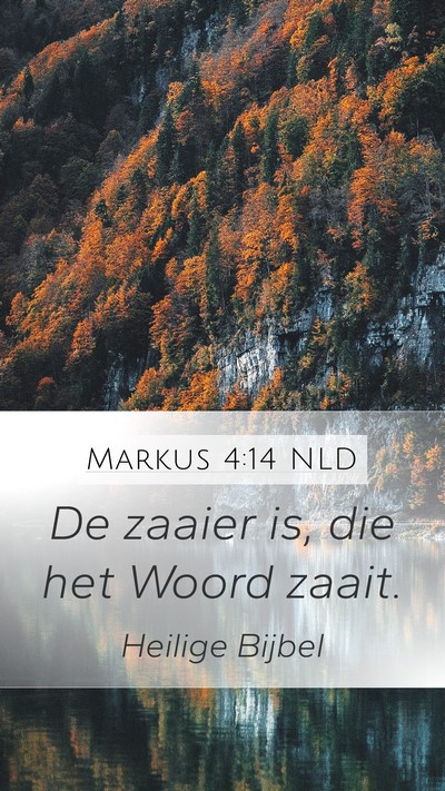 Markus 4:14 NLD Bible Verse Image