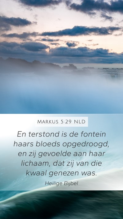 Markus 5:29 NLD Bible Verse Image