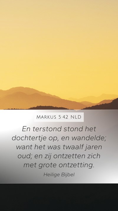 Markus 5:42 NLD Bible Verse Image