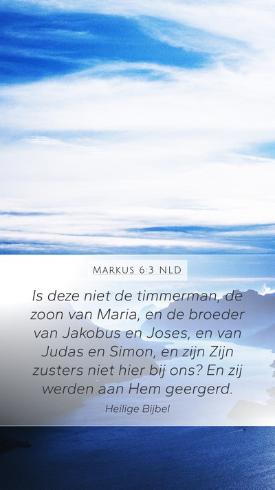 Markus 6:3 NLD Bible Verse Image