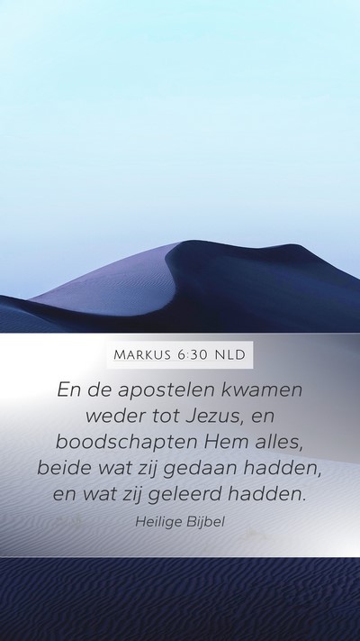 Markus 6:30 NLD Bible Verse Image