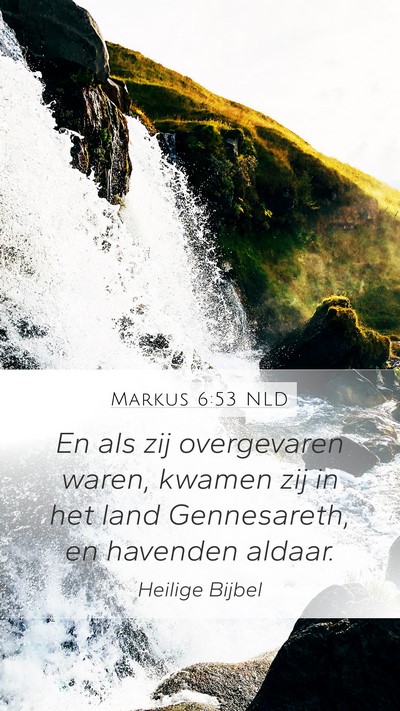 Markus 6:53 NLD Bible Verse Image