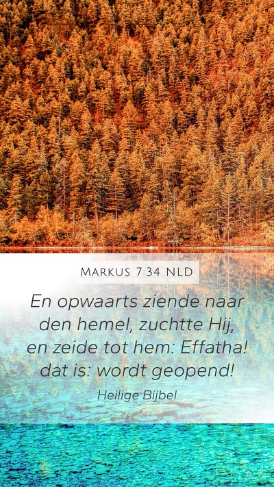 Markus 7:34 NLD Bible Verse Image