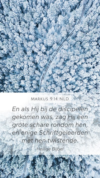 Markus 9:14 NLD Bible Verse Image
