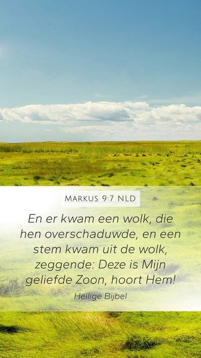 Markus 9:7 NLD Bible Verse Image