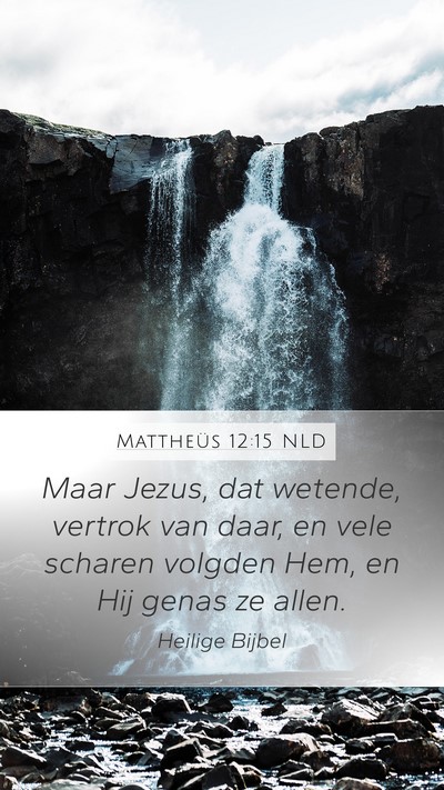 Mattheüs 12:15 NLD Bible Verse Image