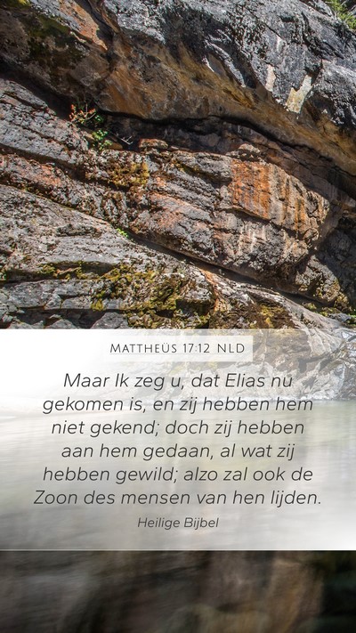 Mattheüs 17:12 NLD Bible Verse Image
