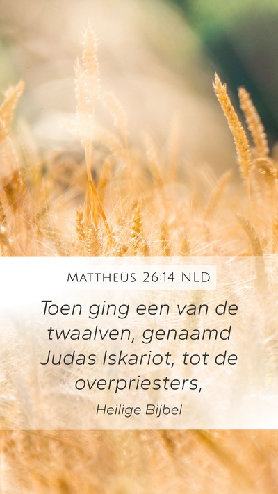 Mattheüs 26:14 NLD Bible Verse Image
