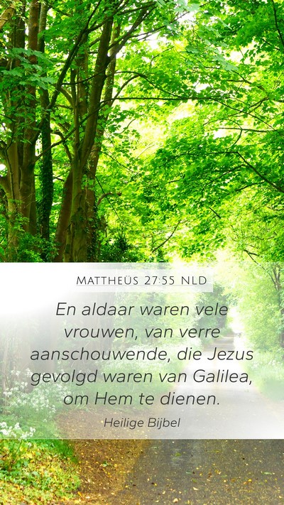 Mattheüs 27:55 NLD Bible Verse Image