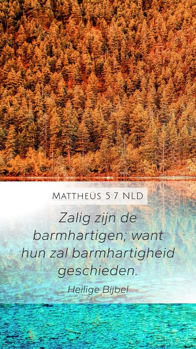 Mattheüs 5:7 NLD Bible Verse Image
