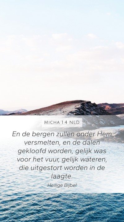 Micha 1:4 NLD Bible Verse Image