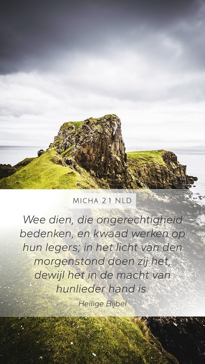 Micha 2:1 NLD Bible Verse Image