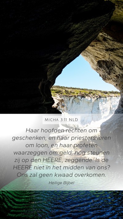 Micha 3:11 NLD Bible Verse Image