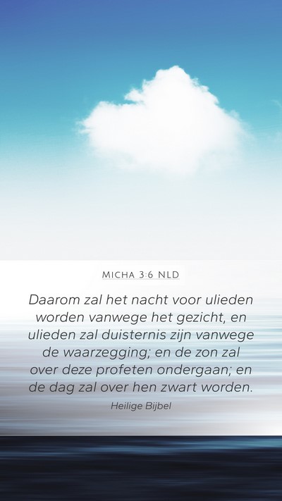 Micha 3:6 NLD Bible Verse Image