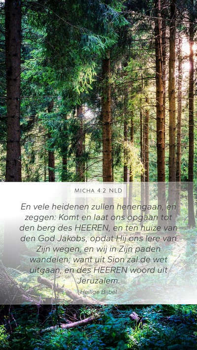 Micha 4:2 NLD Bible Verse Image