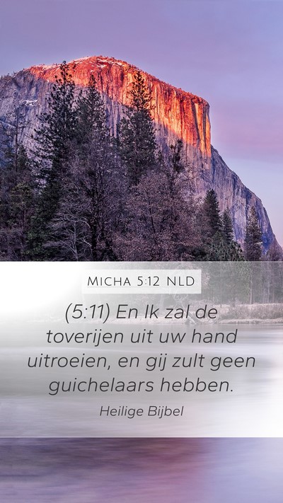 Micha 5:12 NLD Bible Verse Image
