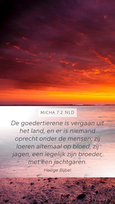 Micha 7:2 NLD Bible Verse Image