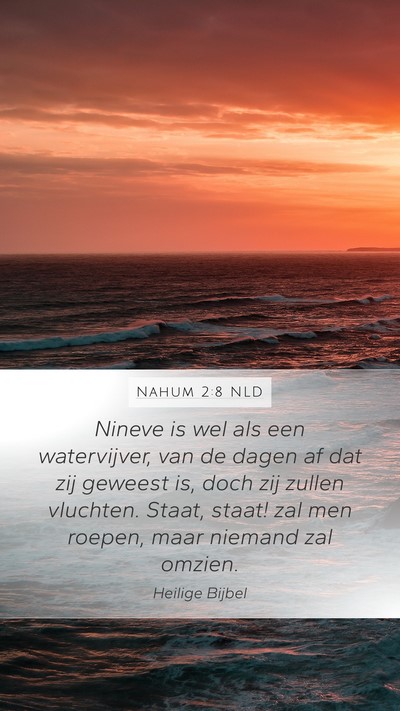 Nahum 2:8 NLD Bible Verse Image