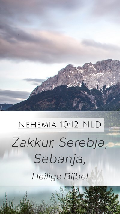 Nehemia 10:12 NLD Bible Verse Image
