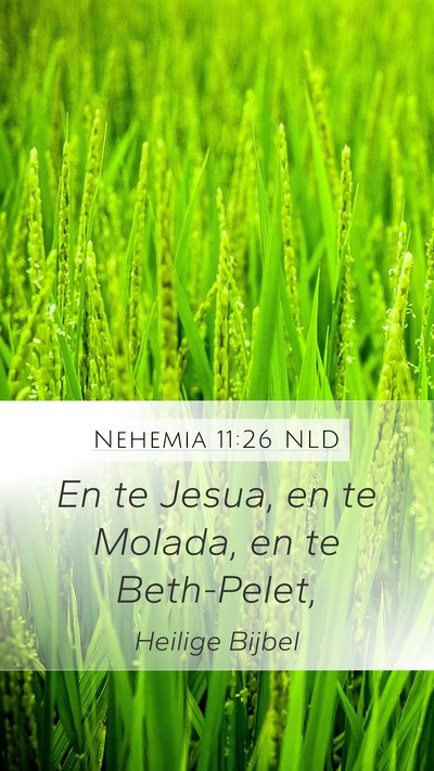 Nehemia 11:26 NLD Bible Verse Image