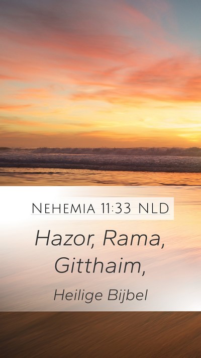 Nehemia 11:33 NLD Bible Verse Image