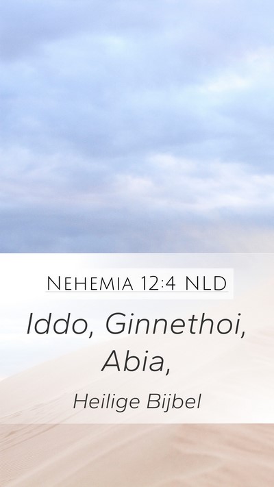 Nehemia 12:4 NLD Bible Verse Image
