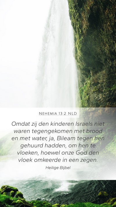 Nehemia 13:2 NLD Bible Verse Image