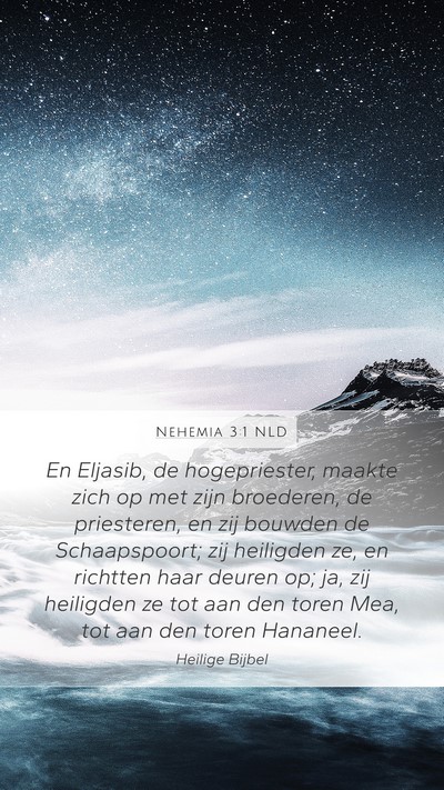 Nehemia 3:1 NLD Bible Verse Image