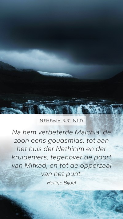 Nehemia 3:31 NLD Bible Verse Image