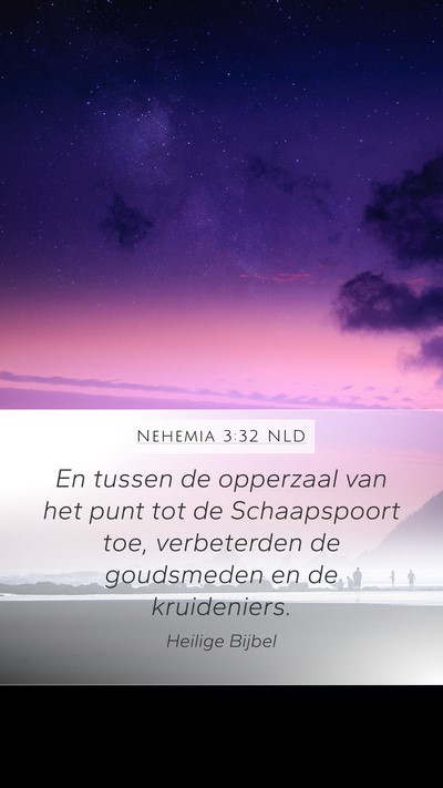Nehemia 3:32 NLD Bible Verse Image