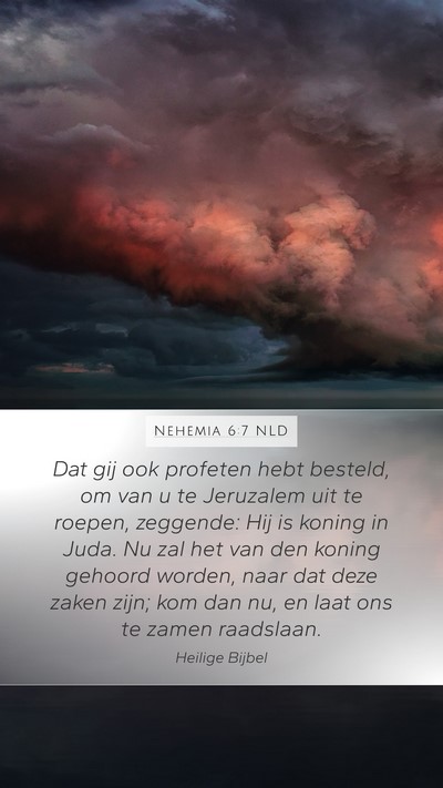Nehemia 6:7 NLD Bible Verse Image