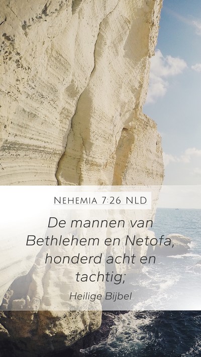 Nehemia 7:26 NLD Bible Verse Image