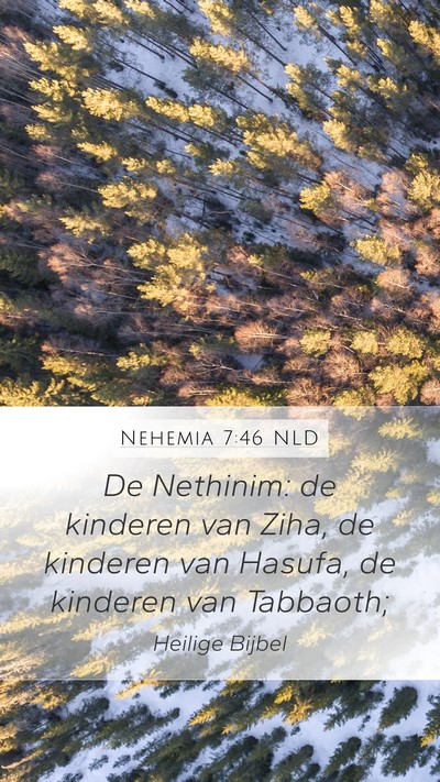 Nehemia 7:46 NLD Bible Verse Image