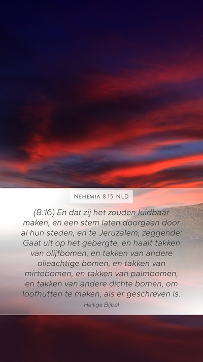 Nehemia 8:15 NLD Bible Verse Image