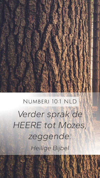 Numberi 10:1 NLD Bible Verse Image